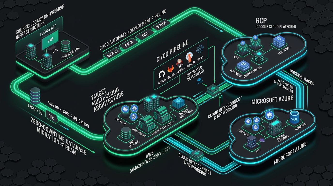 Cloud Migration Services architecture and delivery model